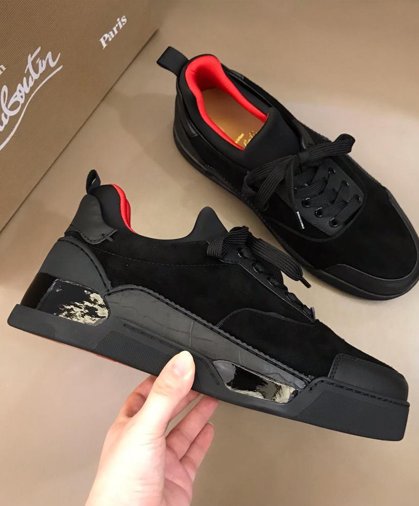 louboutin aurelien flat sneakers