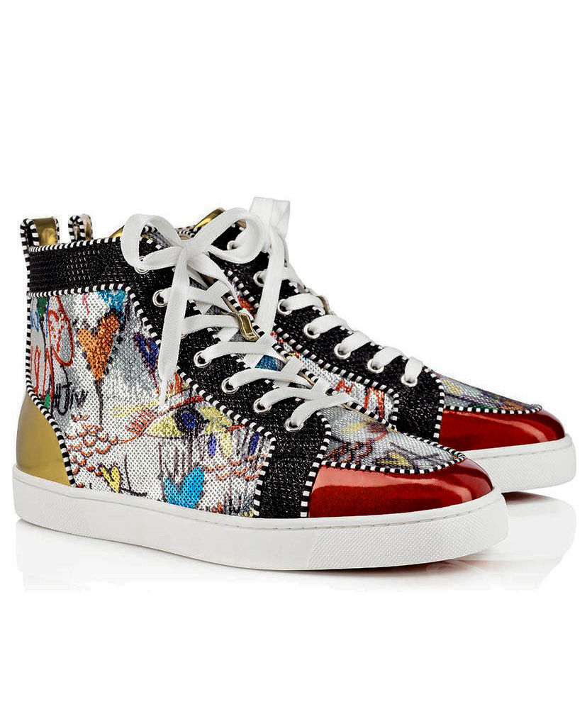 Christian Louboutin Men's Louis Flat Red - Replica Bags and Shoes ...