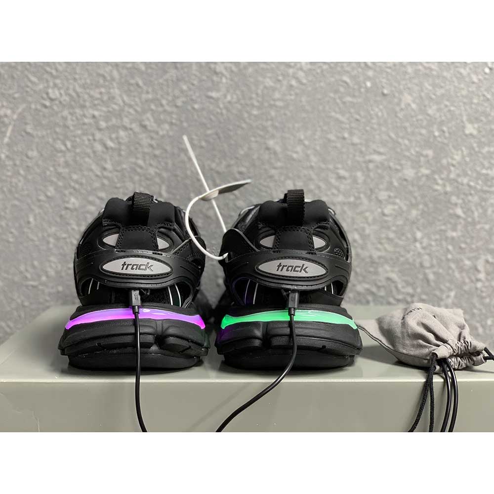 Balenciaga LED Trainers Track Lighted Sole - Image 3