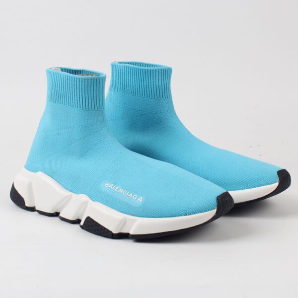 Balenciaga Speed Trainers in Bright Blue