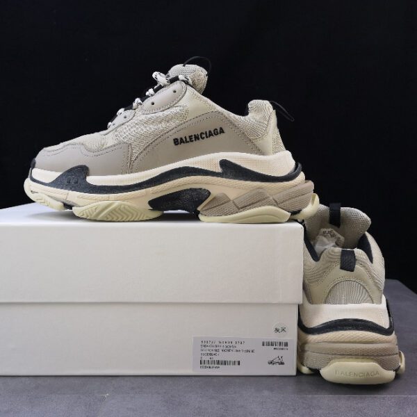 Balenciaga White Triple S Trainers