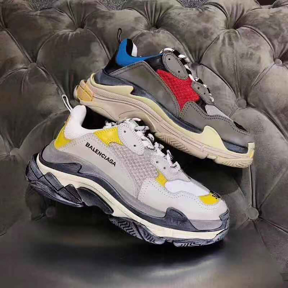 Balenciaga triple S split-colourway trainers - Replica Bags and Shoes ...