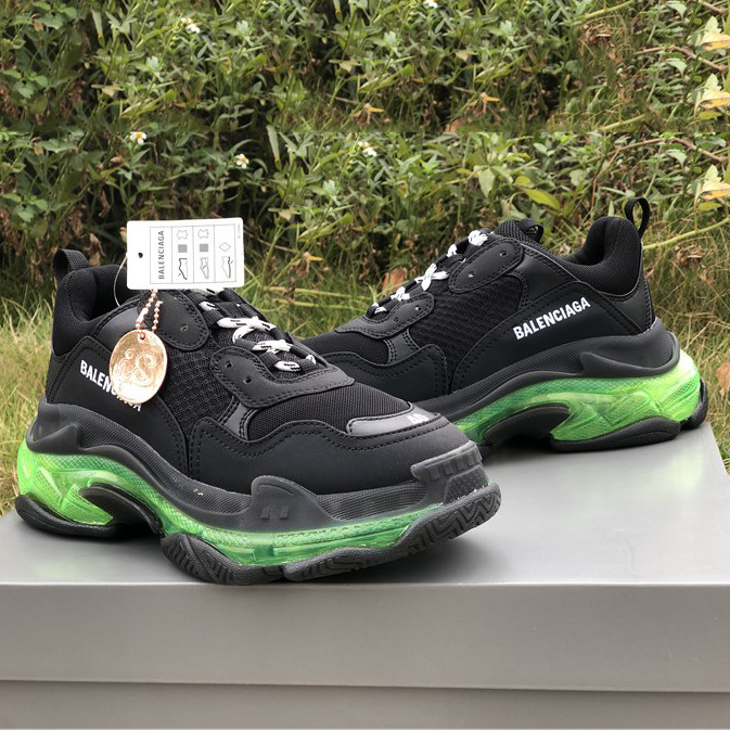 Баленсиага Triple s Clear sole Black