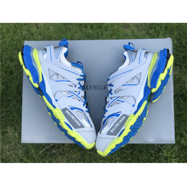 balenciaga track blue yellow
