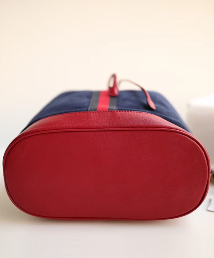 Gucci Rajah medium bucket bag Dark Blue - Image 4