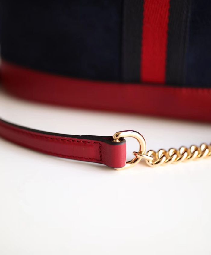 Gucci Rajah medium bucket bag Dark Blue - Image 7