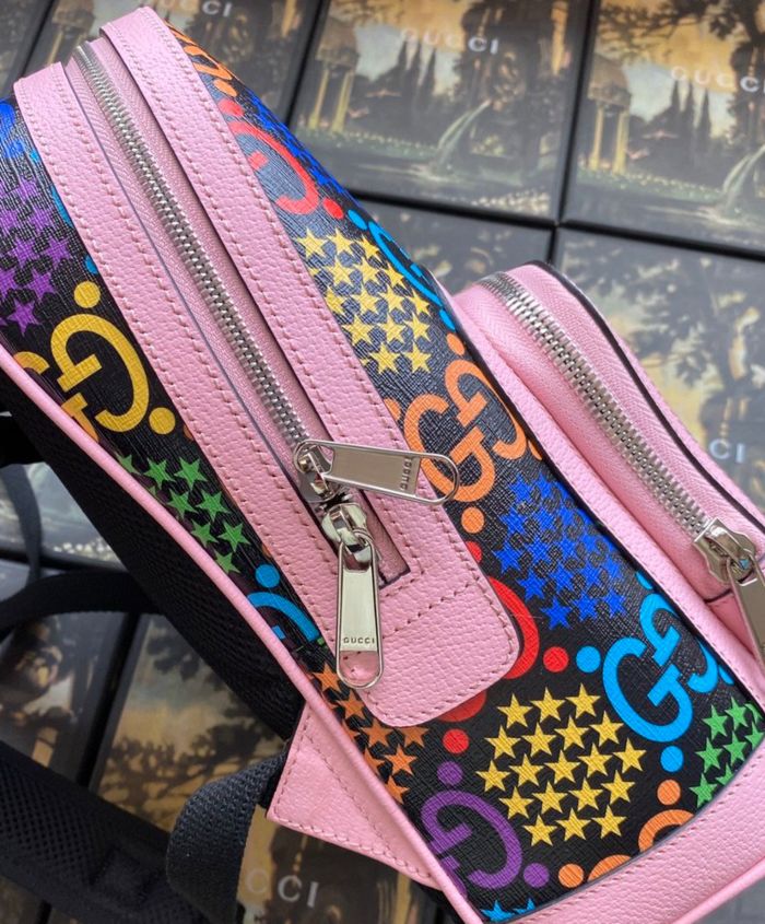 Gucci Small GG Psychedelic Backpack Pink - Image 5