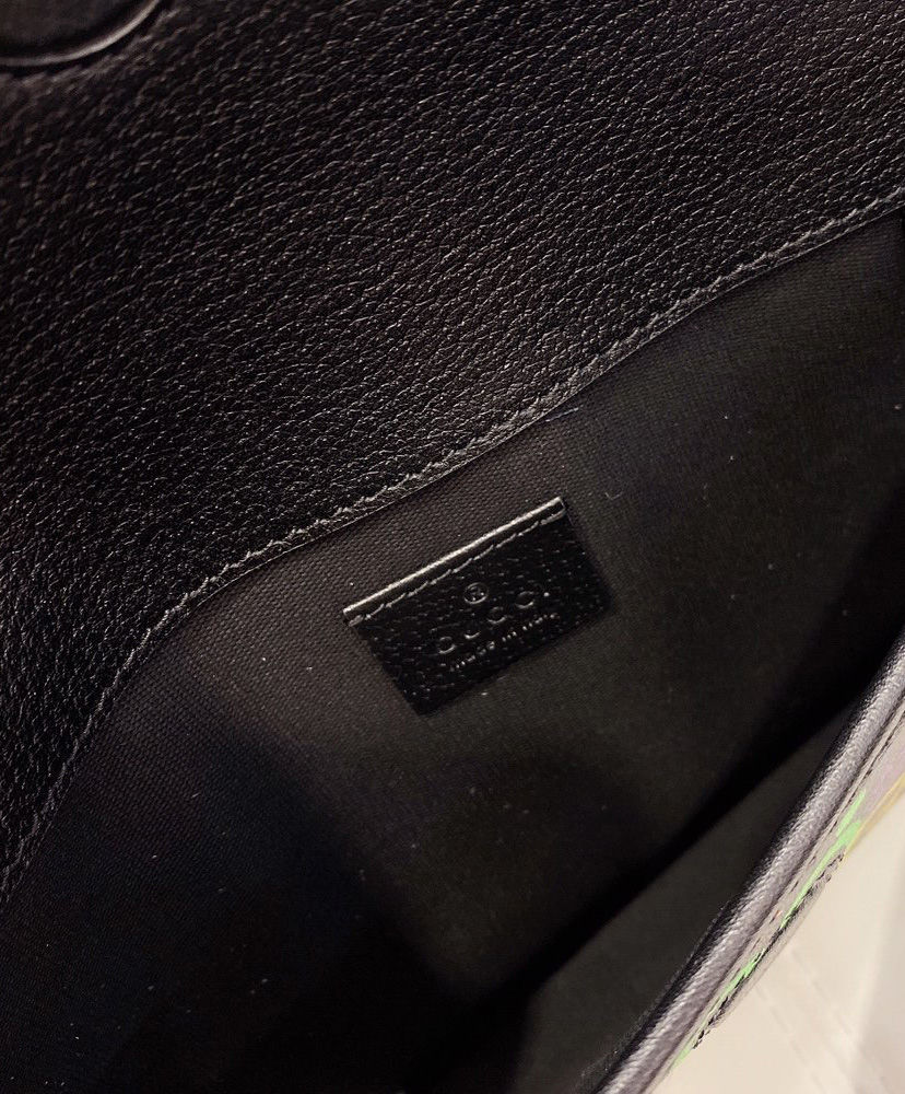 Gucci GG Psychedelic Belt Bag Green - Image 9