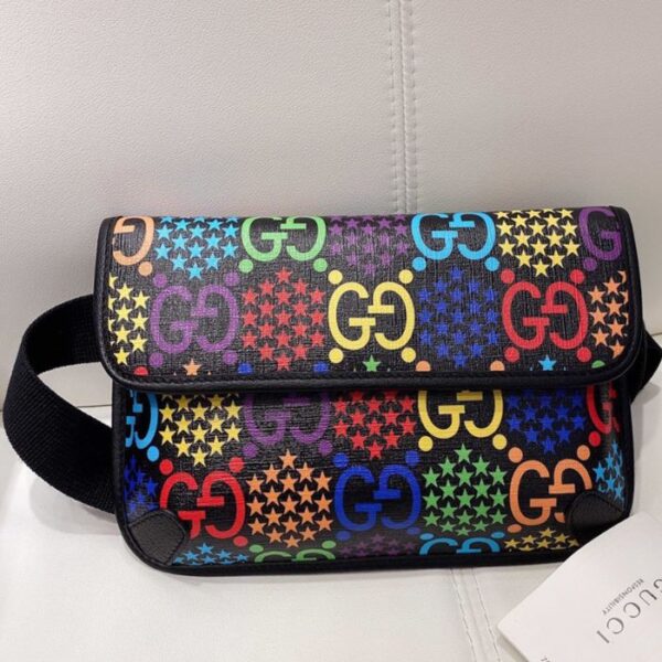 Gucci GG Psychedelic Belt Bag Green