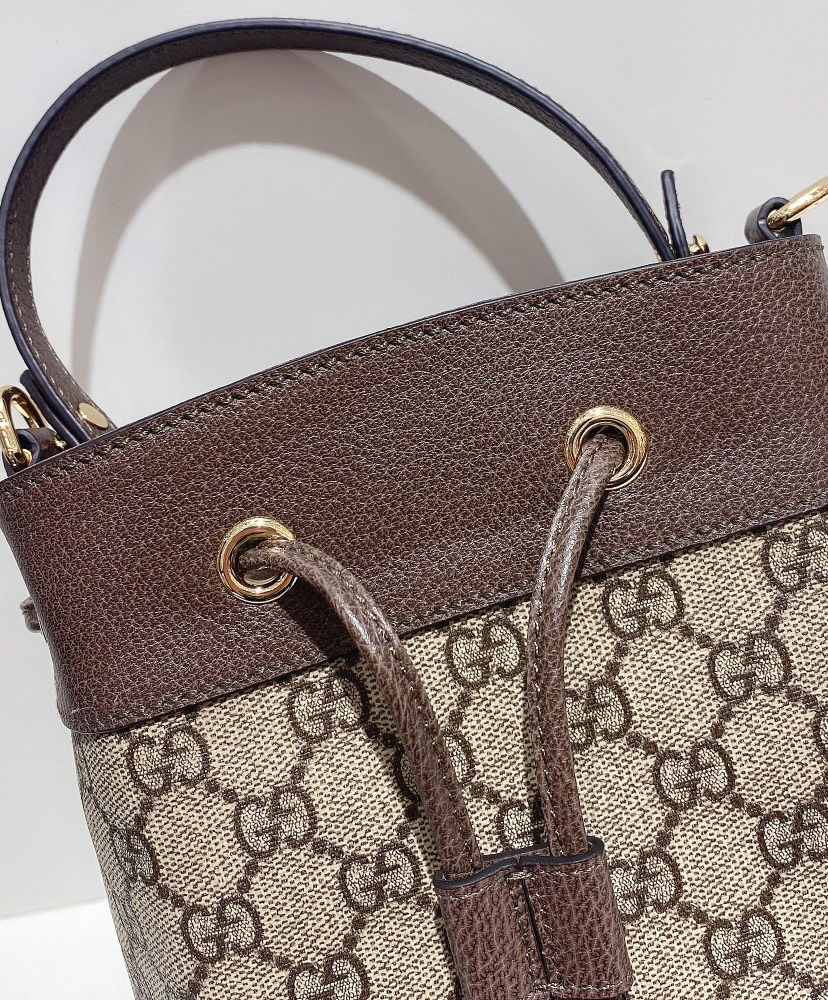Gucci Ophidia Small GG Bucket Bag Dark Coffee - Image 5