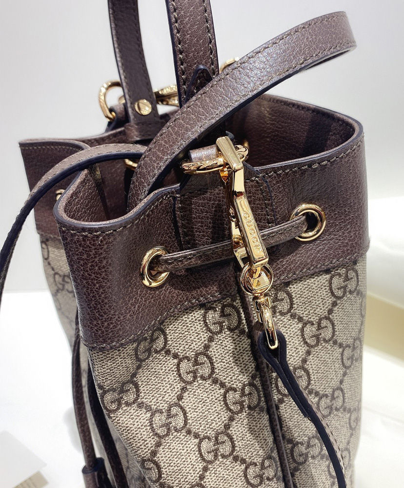 Gucci Ophidia Small GG Bucket Bag Dark Coffee - Image 7
