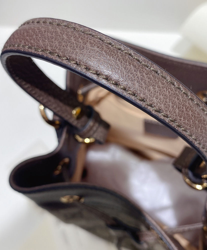 Gucci Ophidia Small GG Bucket Bag Dark Coffee - Image 8