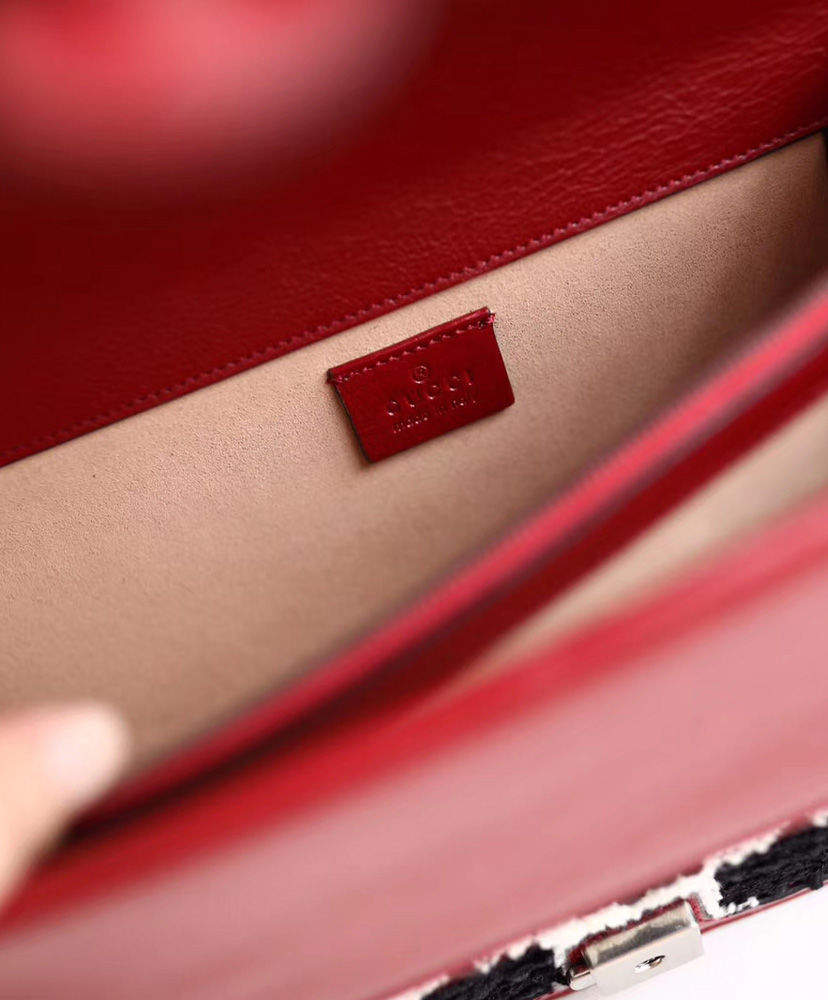 Gucci Dionysus GG Tweed Small Shoulder Bag Black - Image 5