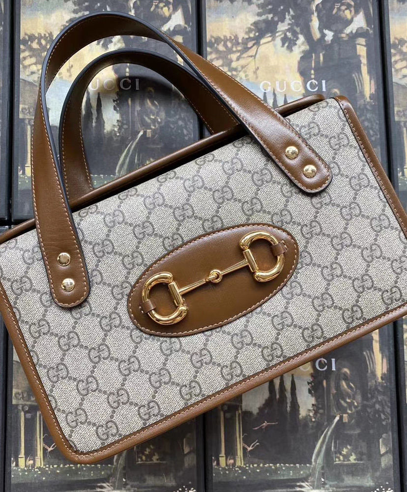 Gucci Horsebit 1955 small top handle bag Dark Coffee - Image 7