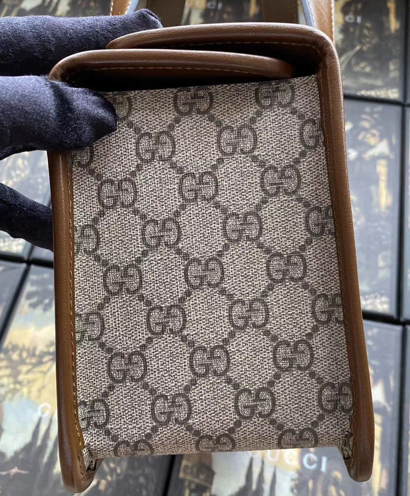 Gucci Horsebit 1955 small top handle bag Dark Coffee - Image 8