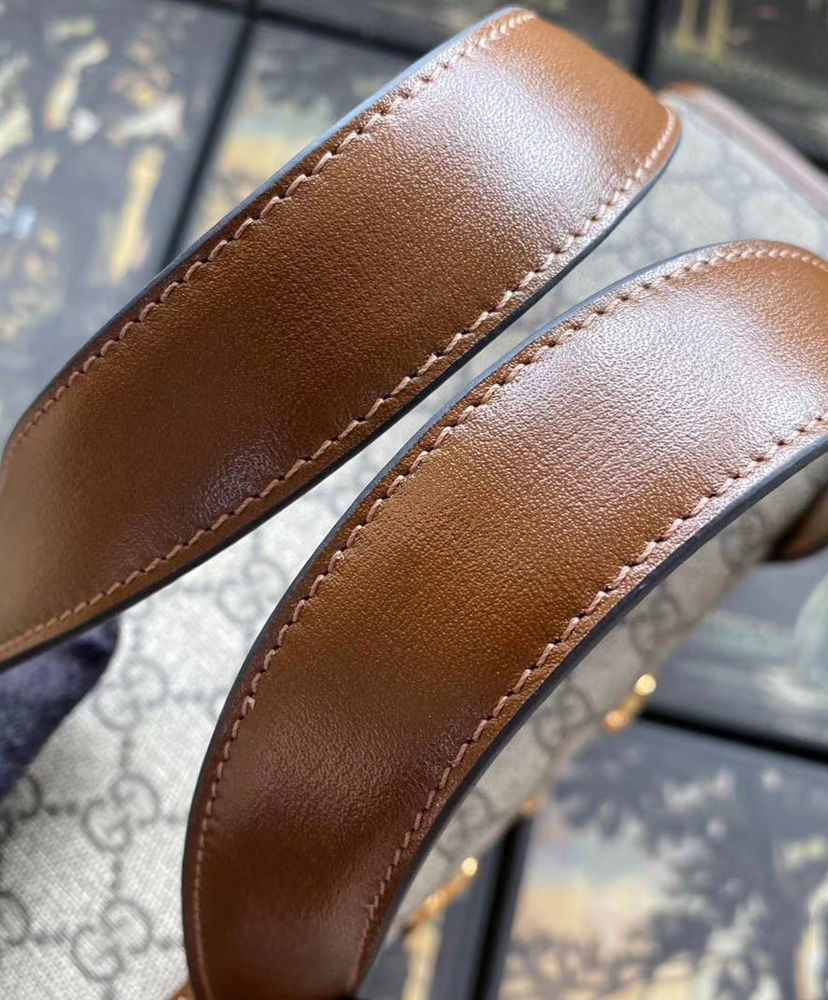 Gucci Horsebit 1955 small top handle bag Dark Coffee - Image 4