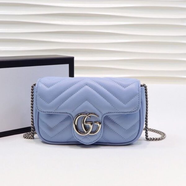 Gucci GG Marmont Super Mini Bag Blue