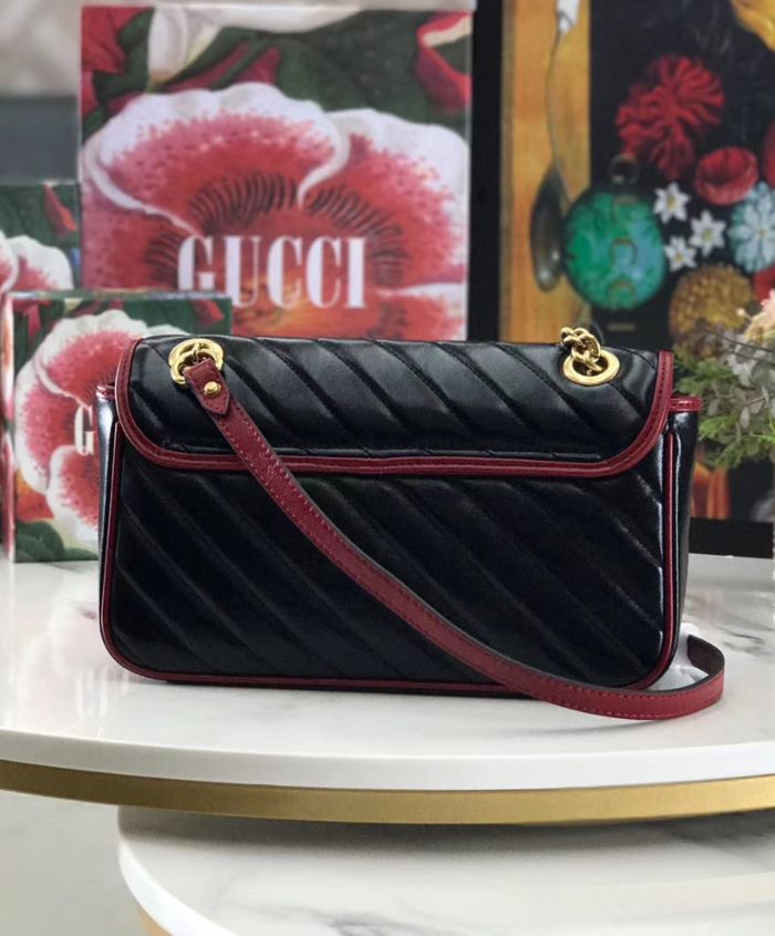 Gucci GG Marmont small shoulder bag Black - Image 2