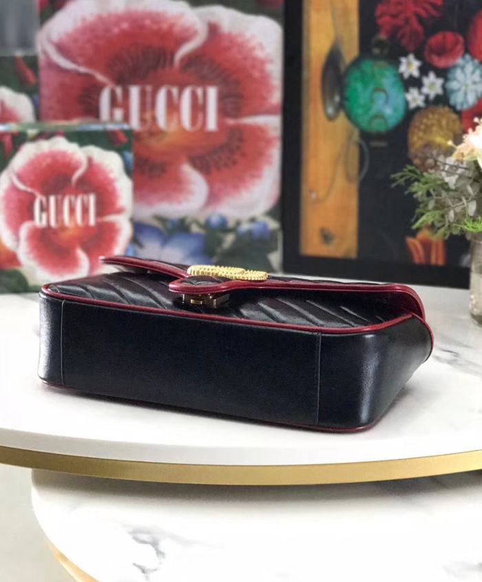 Gucci GG Marmont small shoulder bag Black - Image 3