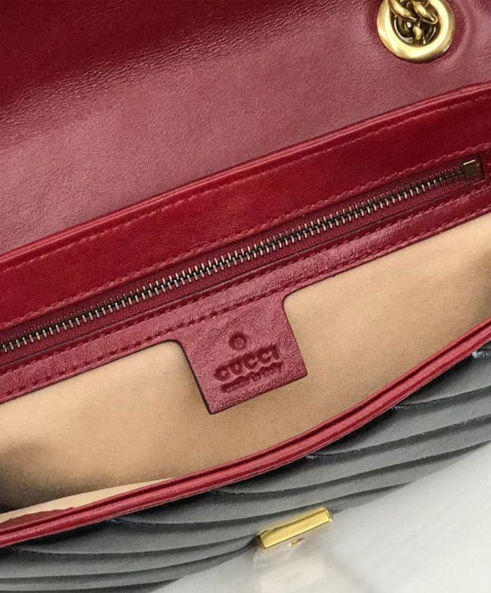 Gucci GG Marmont small shoulder bag Black - Image 7