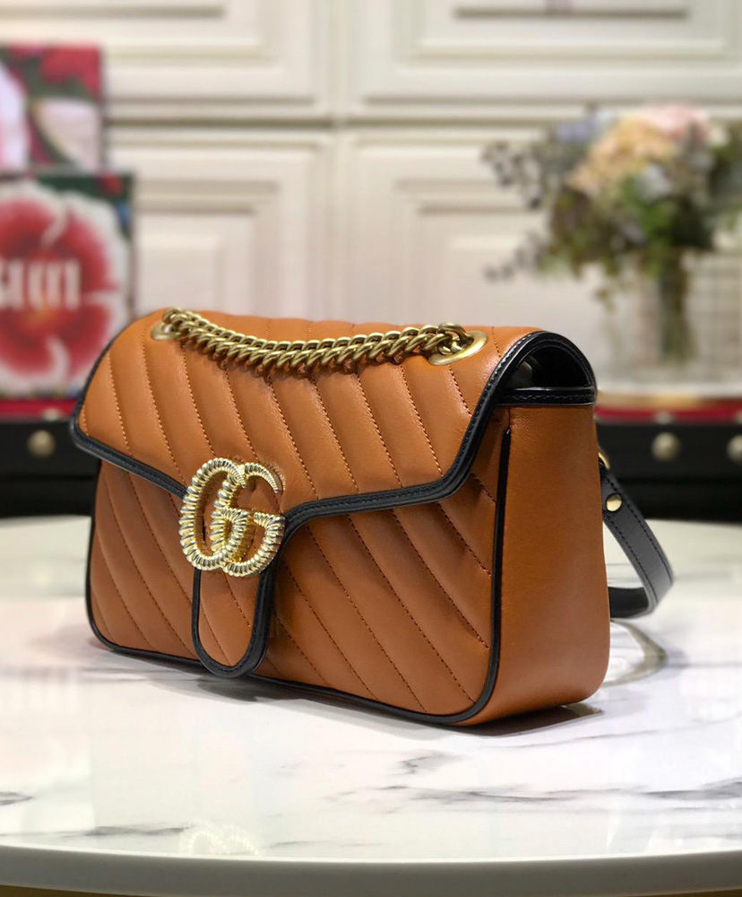 Gucci GG Marmont small shoulder bag Fawn - Image 2