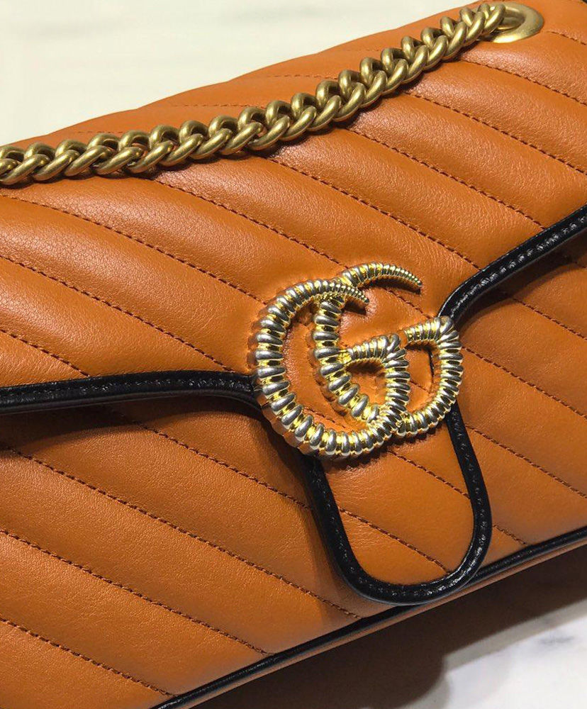 Gucci GG Marmont small shoulder bag Fawn - Image 5
