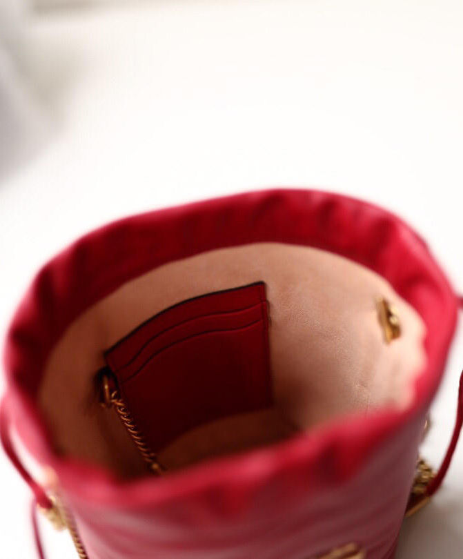 Gucci GG Marmont mini bucket bag Red - Image 8