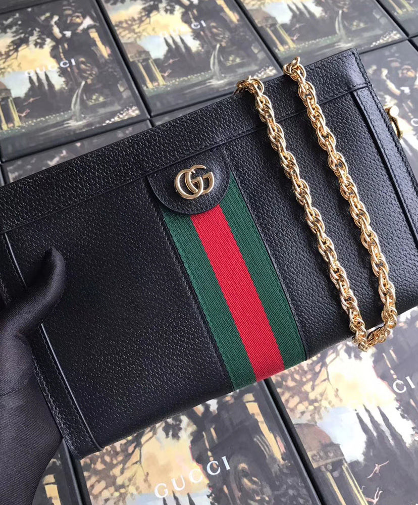 gucci ophidia small black shoulder bag