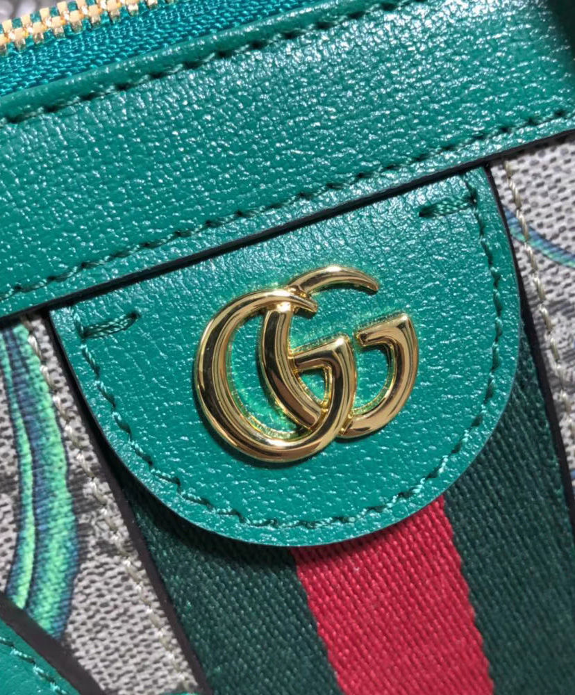 Gucci Ophidia GG Flora small tote bag Green - Image 3