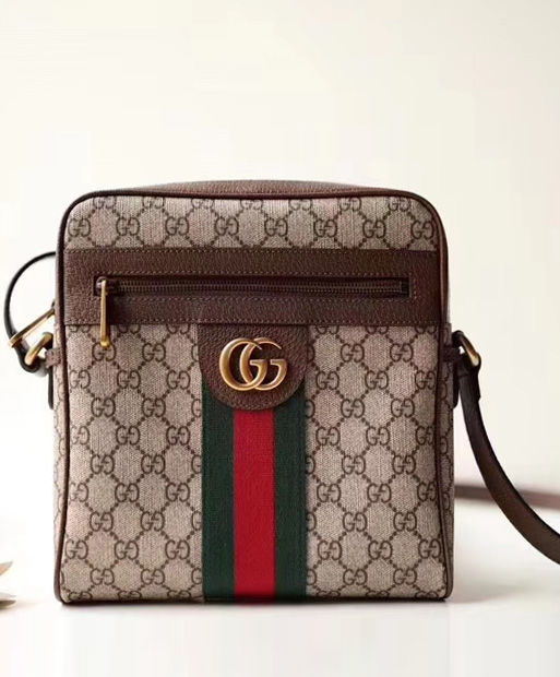 Gucci Ophidia GG small messenger bag Dark Coffee - Replica Bags and ...