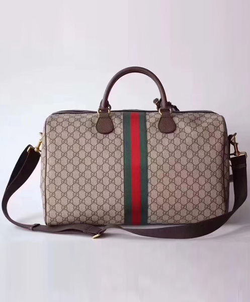 Gucci Ophidia GG medium carry-on duffle Dark Coffee - Image 5
