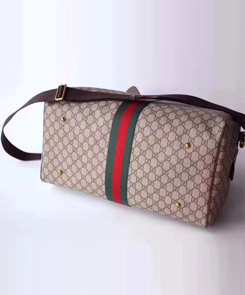 Gucci Ophidia GG medium carry-on duffle Dark Coffee - Image 6