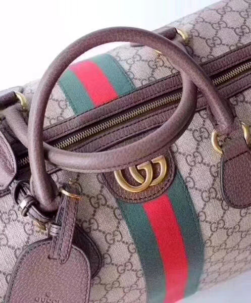 Gucci Ophidia GG medium carry-on duffle Dark Coffee - Image 8