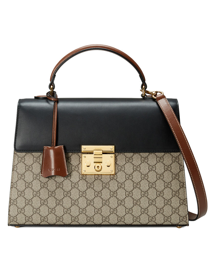 Gucci Padlock Signature Top Handle Black - Replica Bags and Shoes ...