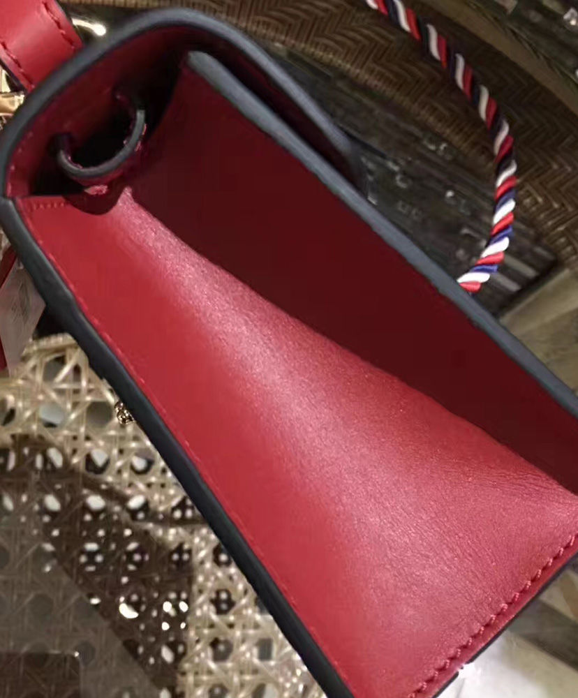 Gucci Sylvie Leather Mini Bag Red - Image 3