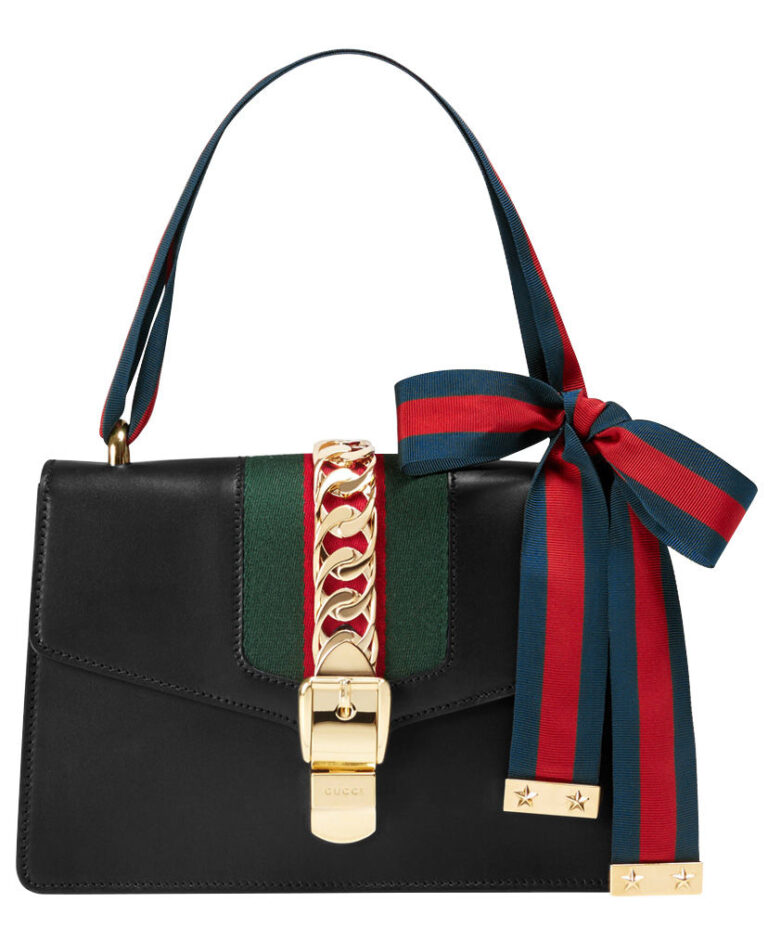 gucci sylvie black bag