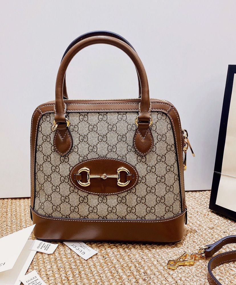 gucci 1955 horsebit small top handle bag