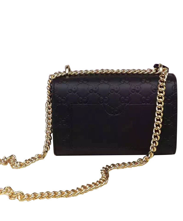 Gucci Padlock Signature Shoulder Bag Red - Image 3