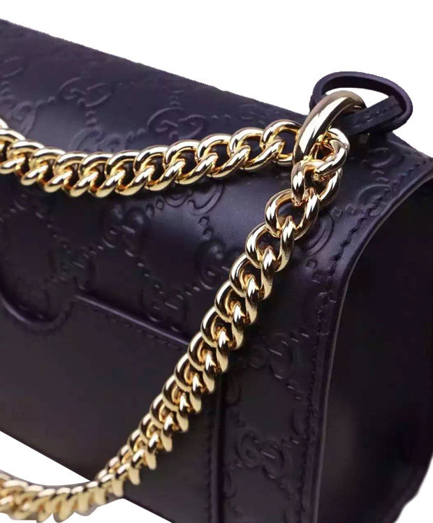 Gucci Padlock Signature Shoulder Bag Red - Image 5