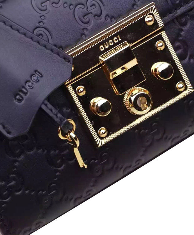 Gucci Padlock Signature Shoulder Bag Red - Image 7