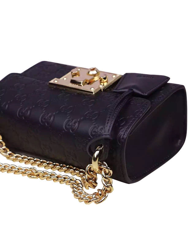 Gucci Padlock Signature Shoulder Bag Red - Image 8