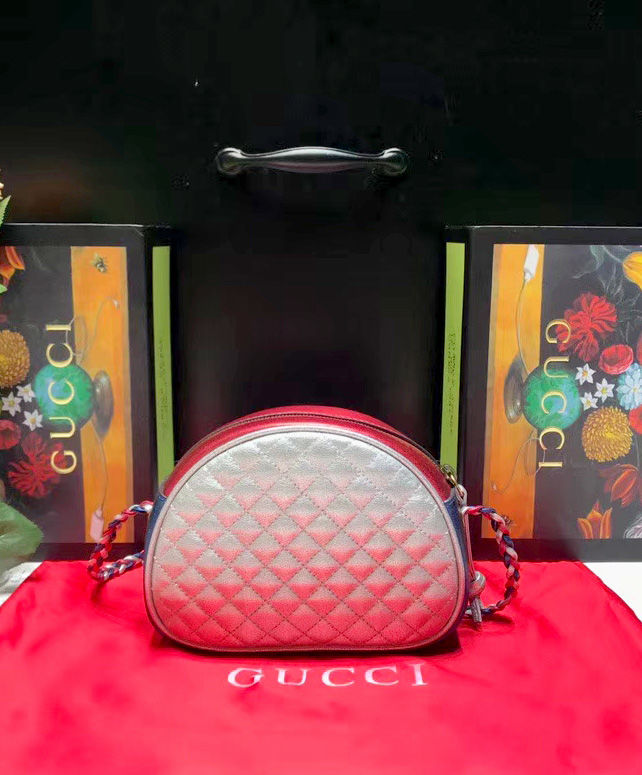 gucci laminated leather mini bag