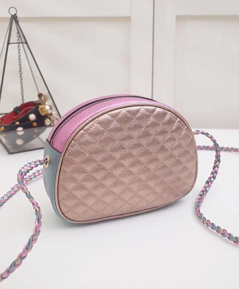 gucci laminated leather mini bag