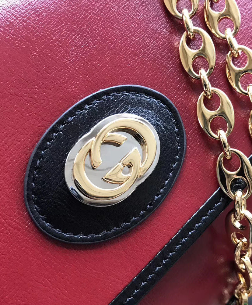 Gucci Leather small shoulder bag Red AlimorLuxury
