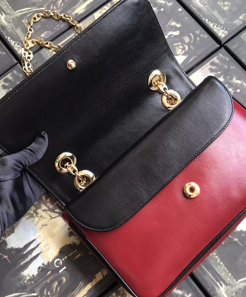 Gucci Leather small shoulder bag Red AlimorLuxury