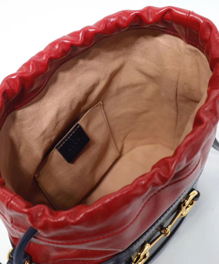 Gucci 1955 Horsebit bucket bag Dark Blue - Image 3