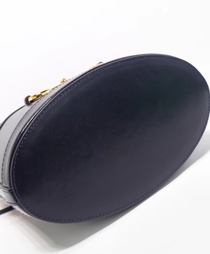 Gucci 1955 Horsebit bucket bag Dark Blue - Image 2