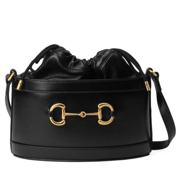 Gucci 1955 Horsebit bucket bag Black
