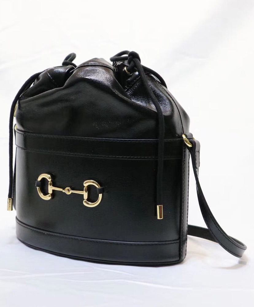 Gucci 1955 Horsebit bucket bag Black - Image 6