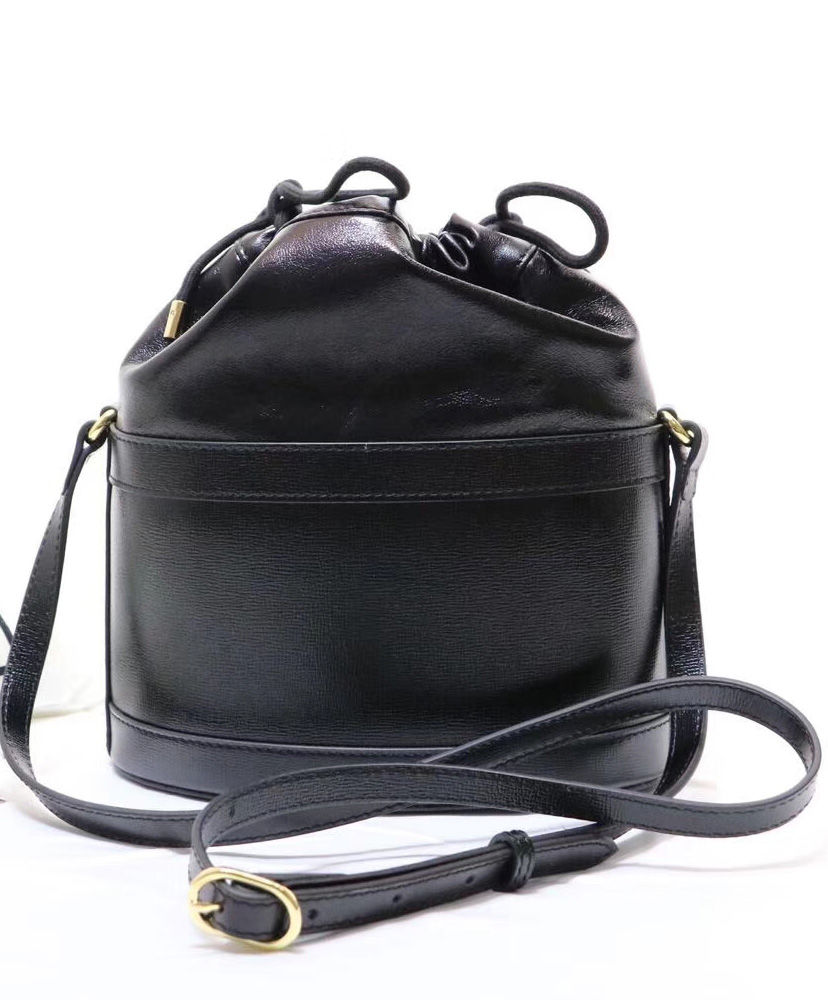 Gucci 1955 Horsebit bucket bag Black - Image 7